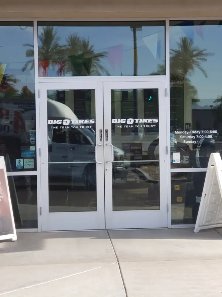 glass doors